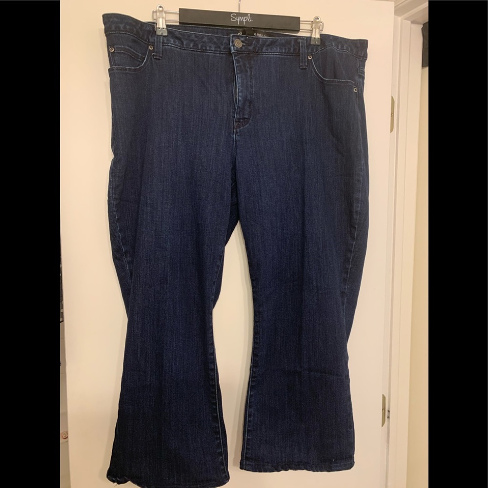 Chelsea high rise slim bootcut sz 24w 👖 jeans